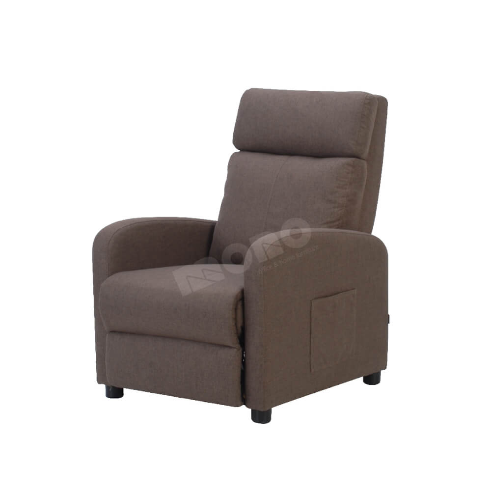 โซฟาปรับนอน MONO FURNITURE รุ่น AMY(เอ-มี่) หุ้มผ้า350-11 น้ำตาล (ONLINE EXCLUSIVE)_0